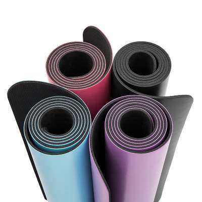 2020 New Hot Professional Natural Rubber PU Leather Eco Friendly Yoga Mat Wholesale