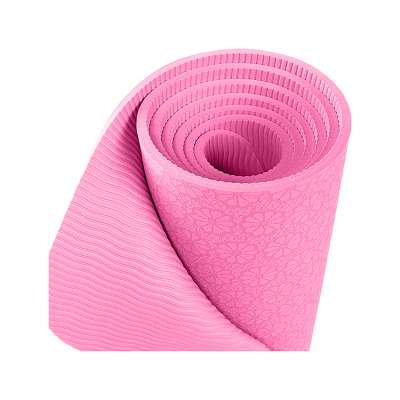 Home Exercise Gym Fitness New Design Pink TPE Pilates Yoga Matt